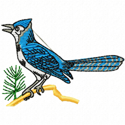 Small Birds Embroidery Design 2